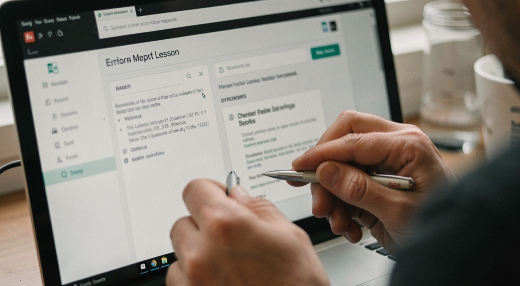 feedback quality shown in a closer practice view